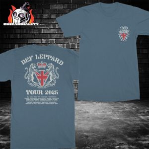 Def Leppard Let’s Get Rocked 2025 Tour Tee Merch Limited Two Sided Classic T-Shirt