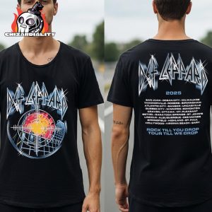 Def Leppard Pyromania Summer 2025 Tour Tee Merch Limited Two Sided Classic T-Shirt