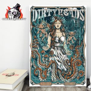 Dirty Heads Event Poster For Show At Las Vegas NV On October 4th 2025 Wall Decor Poster Canvas
