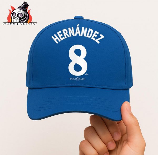Enrique Hernández Los Angeles Dodgers 2025 World Series Name And Number Classic Hat Cap Snapback