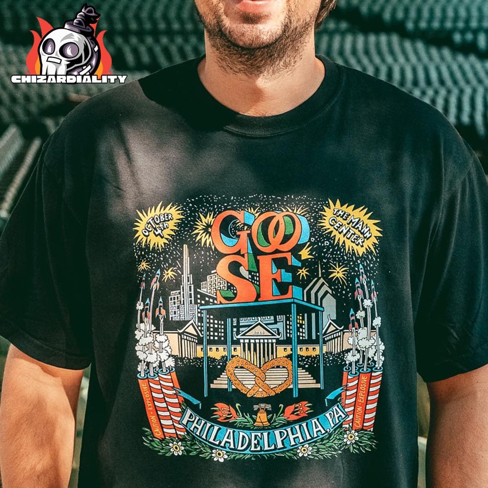 Goose The Band Tour 2025 Event Tee At The Mann Center Philadelphia CA On October 4th 2025 Classic T-Shirt Goose The Band Tour 2025 Event Tee At The Mann Center Philadelphia CA On October 4th 2025 Classic T-Shirt