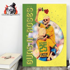 Guns N Roses Tour 2025 Venue Poster At Allianz Paroue Sao Paulo Brazil On October 25th 2025 Wall Decor Poster Canvas Guns N Roses Tour 2025 Venue Poster At Allianz Paroue Sao Paulo Brazil On October 25th 2025 Wall Decor Poster Canvas