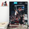 Matas Buzelis Chicago Bulls Poster Dunk Caught A Body NBA Opening Night Versus Detroit Pistons Home Decor Poster Canvas