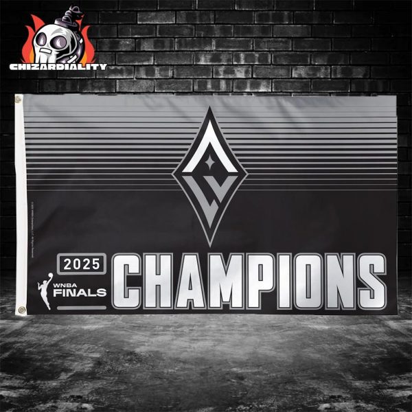 Las Vegas Aces 2025 WNBA Finals Champions 3x Champions In 4 Seasons Garden House Two Sided Flag