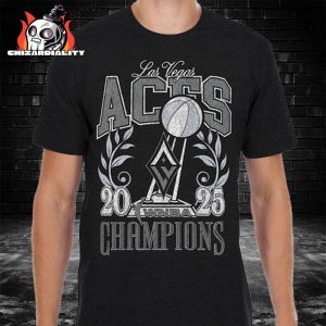 Las Vegas Aces New Era 2025 WNBA Finals Champions Boxy Vintage Classic T-Shirt