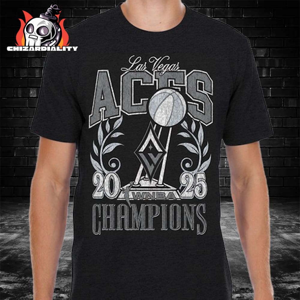 Las Vegas Aces New Era 2025 WNBA Finals Champions Boxy Vintage Classic T-Shirt Las Vegas Aces New Era 2025 WNBA Finals Champions Boxy Vintage Classic T-Shirt