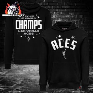 Las Vegas Aces Sportiqe Unisex 2025 WNBA Finals Champions Victory Premium Drake Hoodie Two Sided Classic T-Shirt