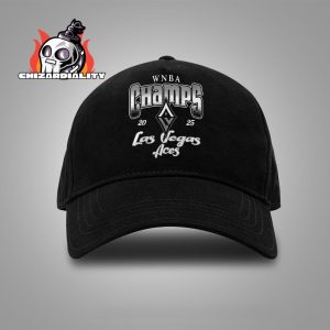 Las Vegas Aces Stadium Essentials Unisex 2025 WNBA Finals Champions Wharf Vintage Snapback Classic Hat Cap