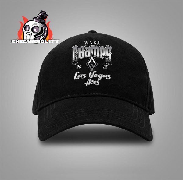 Las Vegas Aces Stadium Essentials Unisex 2025 WNBA Finals Champions Wharf Vintage Snapback Classic Hat Cap