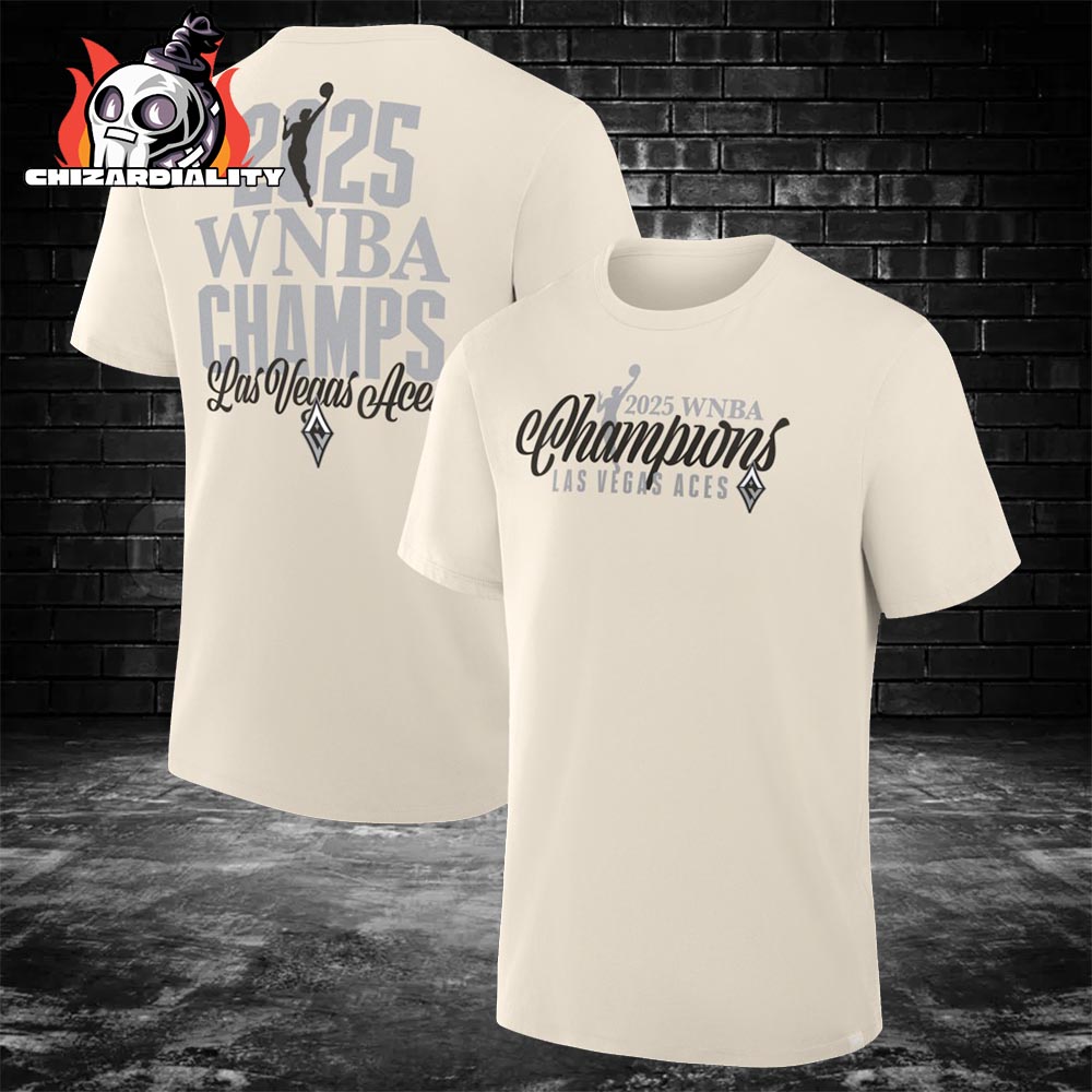 Las Vegas Aces Unisex 2025 WNBA Finals Champions Elegance Two Sided Classic T-Shirt Las Vegas Aces Unisex 2025 WNBA Finals Champions Elegance Two Sided Classic T-Shirt