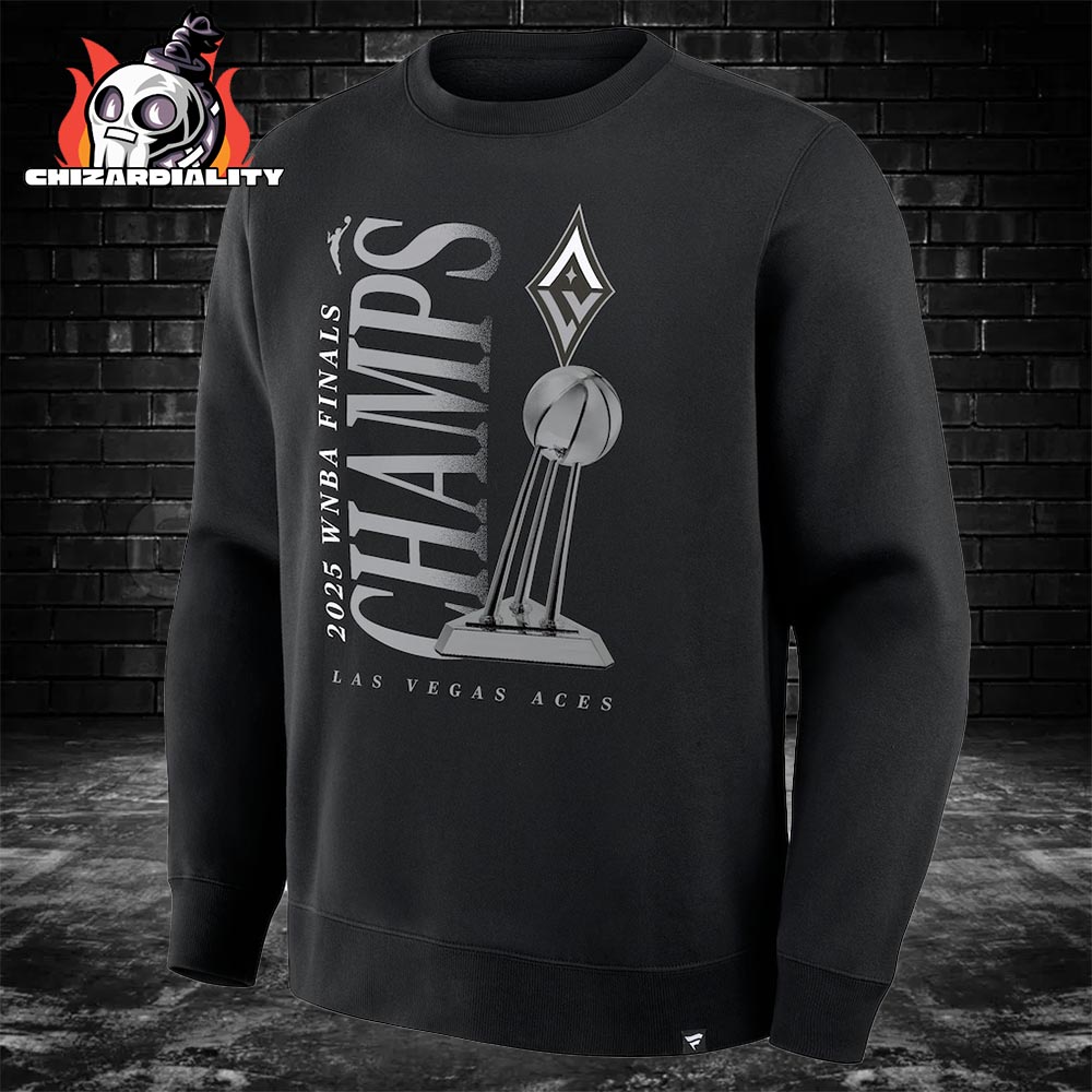 Las Vegas Aces Unisex 2025 WNBA Finals Champions Trophy Sweatshirt Classic T-Shirt Las Vegas Aces Unisex 2025 WNBA Finals Champions Trophy Sweatshirt Classic T-Shirt