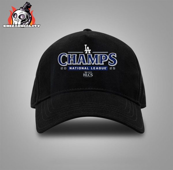 Los Angeles Dodgers 2025 National League Champions Bloop Single Classic Hat Cap Snapback