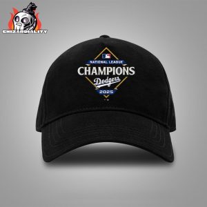 Los Angeles Dodgers 2025 National League Champions Locker Room Snapback Classic Hat Cap