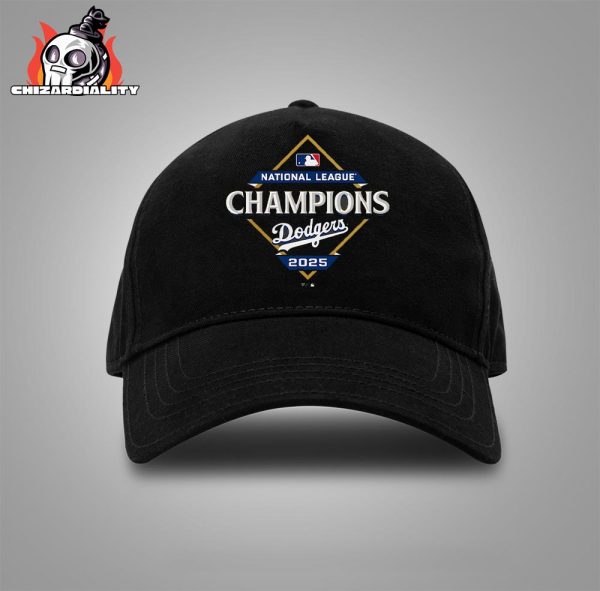 Los Angeles Dodgers 2025 National League Champions Locker Room Snapback Classic Hat Cap