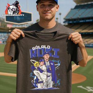 Los Angeles Dodgers Báilalo Roki Bullpen This Season Thanks To Roki Sasaki Classic T-Shirt