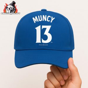 Max Muncy Los Angeles Dodgers 2025 World Series Name And Number Snapback Classic Hat Cap