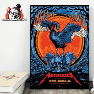 Metallica M72 World Tour 2025 Venue Art Poster By Ben Brown M72 Perth Merch At Optus Stadium On Saturday November 1st 2025 Home Decor Poster Canvas Metallica M72 World Tour 2025 Venue Art Poster By Ben Brown M72 Perth Merch At Optus Stadium On Saturday November 1st 2025 Home Decor Poster Canvas