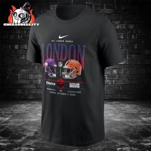 Minnesota Vikings Vs Cleveland Browns Nike NFL International Games London October 5th 2025 Classic T-Shirt