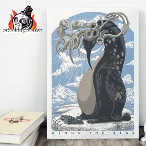 Minus The Bear Artwork Poster At Roseland Theater Portland OR On October 4th 2025 Wall Decor Poster Canvas