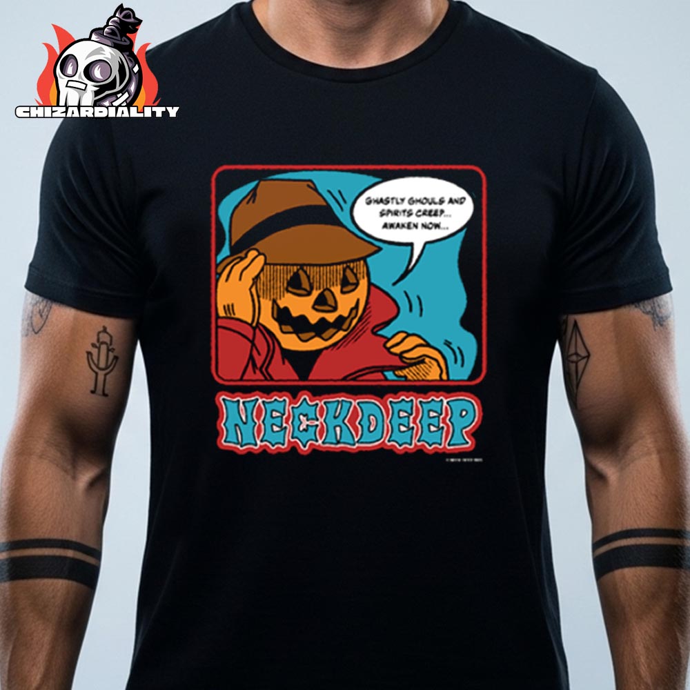 Neck Deep Pumpkin Guy Hoodie Merch Limited Classic T-Shirt Neck Deep Pumpkin Guy Hoodie Merch Limited Classic T-Shirt