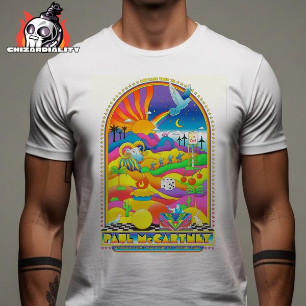 Paul McCartney Got Back Tour 2025 At Acrisure Arena Palm Desert CA On September 29th 2025 Classic T-Shirt