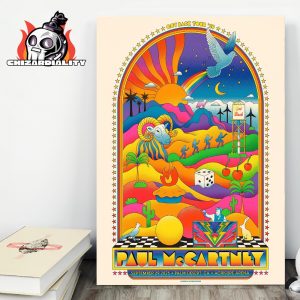 Paul McCartney Got Back Tour 2025 At Acrisure Arena Palm Desert CA On September 29th 2025 Wall Decor Poster Canvas
