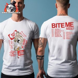 Renee Rapp Bite Me Tour 2025 White Date Back Tour Tee Merch Limited Two Sided Classic T-Shirt