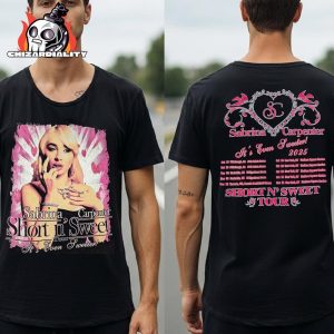 Sabrina Carpenter Short N Sweet Tour 2025 It’s Even Sweeter Tee Merch Two Sided Classic T-Shirt Sabrina Carpenter Short N Sweet Tour 2025 It’s Even Sweeter Tee Merch Two Sided Classic T-Shirt