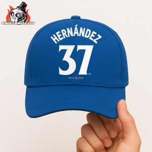 Teoscar Hernández Los Angeles Dodgers 2025 World Series Name And Number Classic Hat Cap Snapback