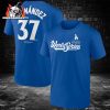 Clayton Kershaw Los Angeles Dodgers 2025 World Series Name And Number Two Sided Classic T-Shirt