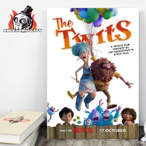 The First Poster For The Twits Has Been Released Premiering On Netflix On October 17 Wall Decor Poster Canvas