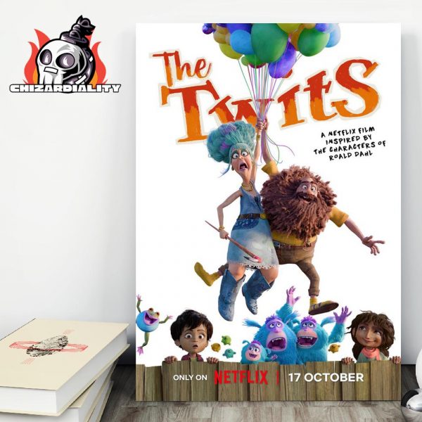 The First Poster For The Twits Has Been Released Premiering On Netflix On October 17 Wall Decor Poster Canvas