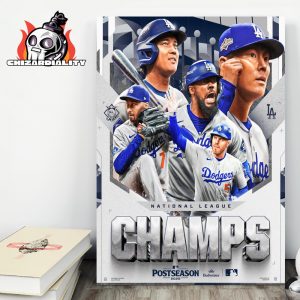 The Los Angeles Dodgers Are Heading Back To The World Series National League Champions Postseason 2025 Wall Decor Poster Canvas
