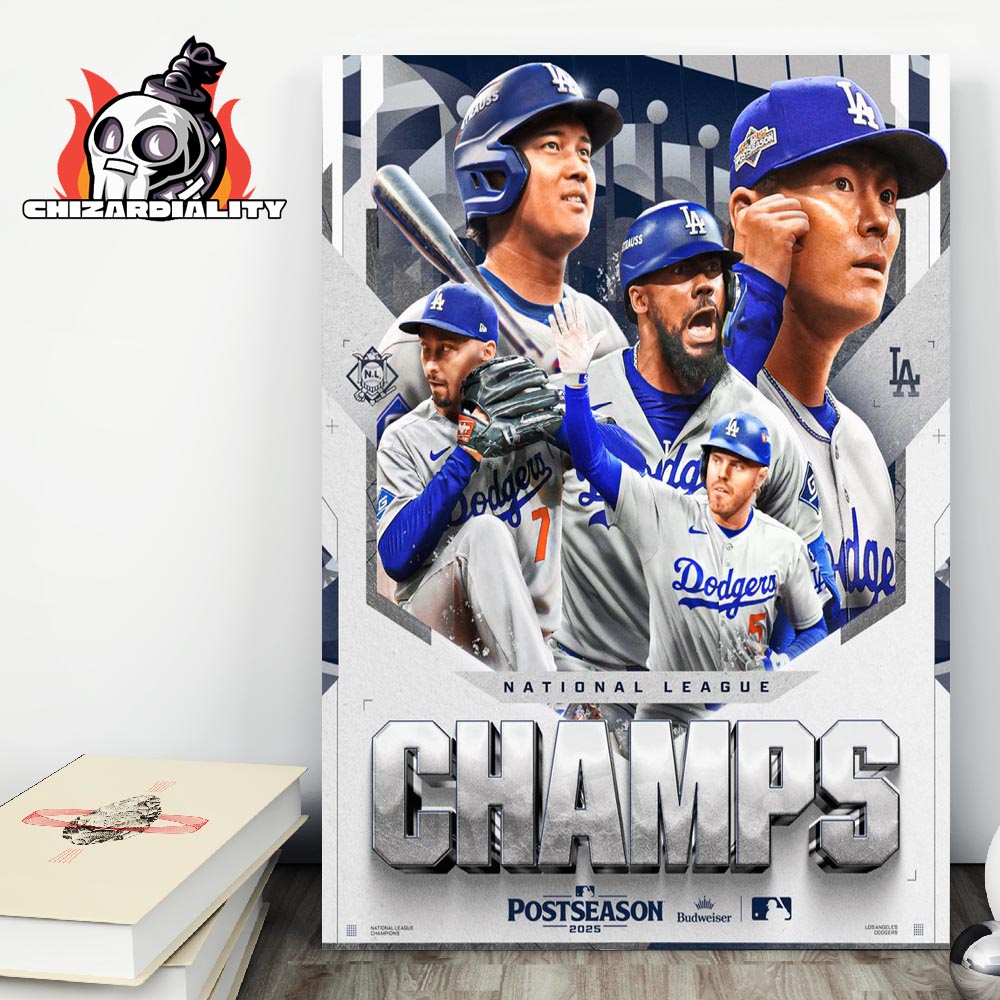 The Los Angeles Dodgers Are Heading Back To The World Series National League Champions Postseason 2025 Wall Decor Poster Canvas The Los Angeles Dodgers Are Heading Back To The World Series National League Champions Postseason 2025 Wall Decor Poster Canvas