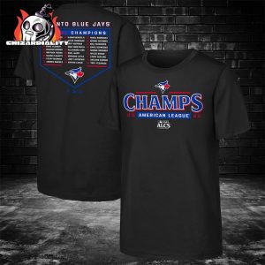 Toronto Blue Jays 2025 American League Champions Roster Tee Merch Limited Two Sided Classic T-Shirt