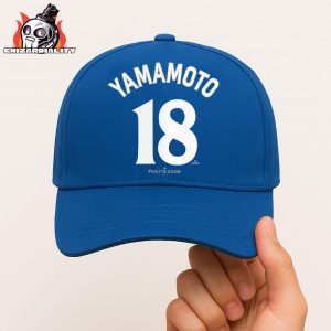 Yoshinobu Yamamoto Los Angeles Dodgers 2025 World Series Name And Number Classic Hat Cap Snapback